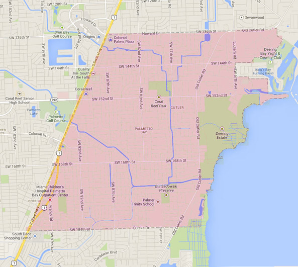 Palmetto Bay Map
